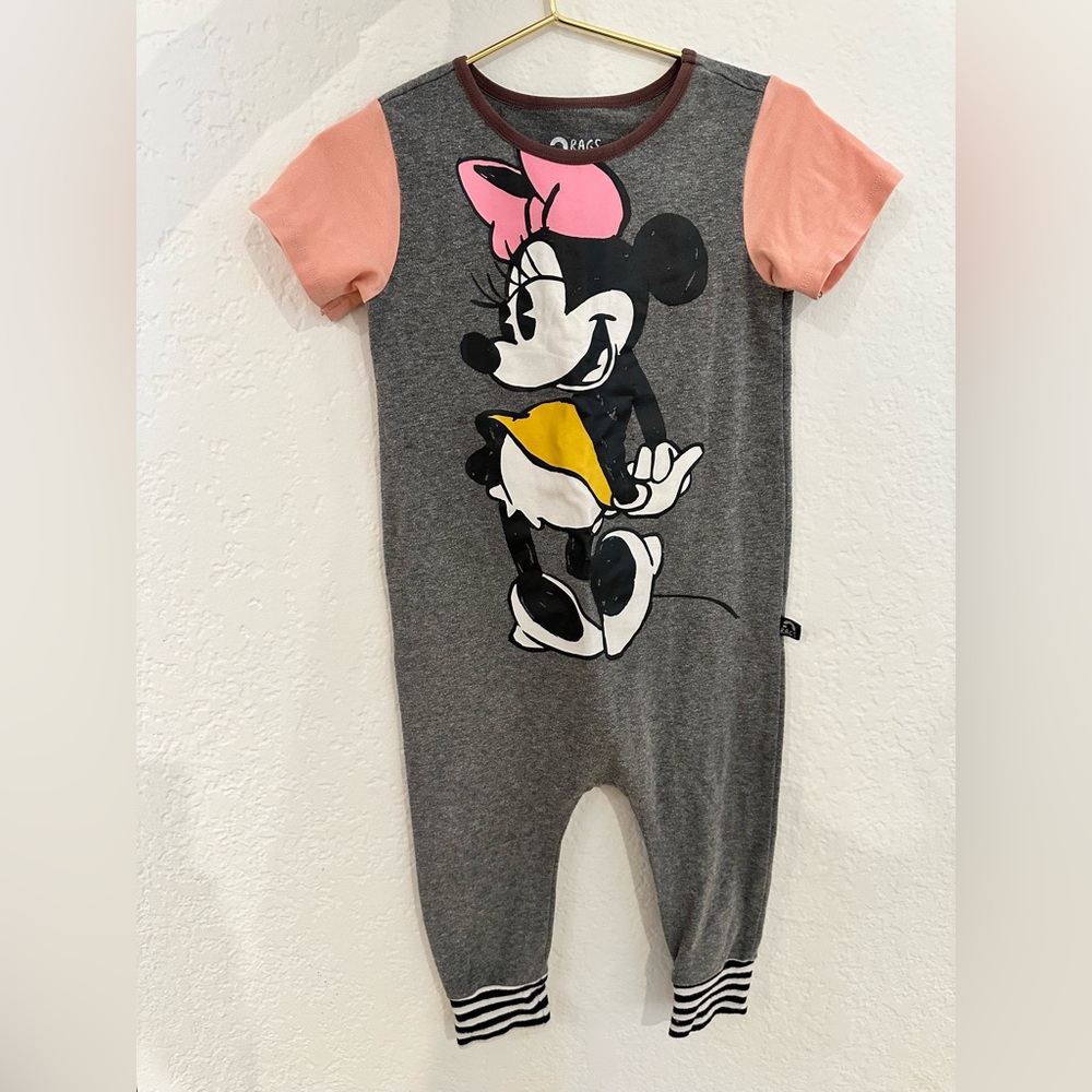 Rags | Minnie Mouse Romper Jumpsuit | 18-24 months